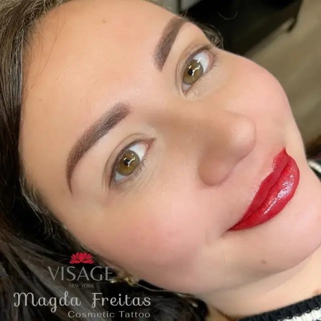Today I had the pleasure of welcoming this beautiful client to my studio! We achieved such a stunning transformation, and I couldn’t be happier with the result 💫 
Thank you so much for trusting me and choosing me as your artist - it truly means the world to me! 💕 

#visagenewyork #microblading #permanent_makeup #beautytransformation #browsartist #confidencethroughbeauty #womenontop #ombre brow #lipblushing #empoweyourlife #microbladingnearme